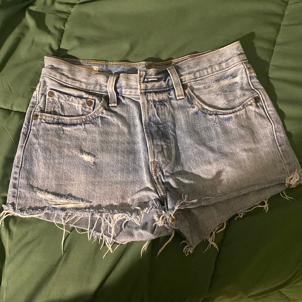 Levis 501 denim shorts